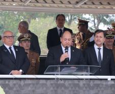 Polícia Militar do Paraná faz cerimônia em homenagem a Tiradentes, em São José dos Pinhais
