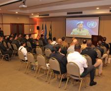Polícia Militar do Paraná é escolhida pela ONU para sediar curso de capacitação de policiais para atuarem em missões de paz. 