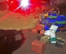 3,26 toneladas de drogas são apreendidas pela PMPR em Cascavel. 