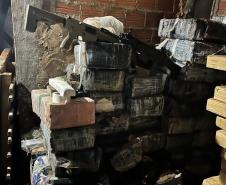 BPFron e PF realizam grande apreensão de drogas e armas.