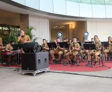 Exposição de viaturas e apresentação da Banda de música. 