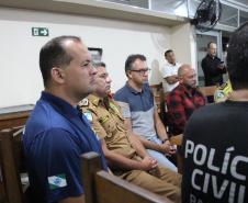Reunião Forças de Segurança - Chuvas no Litoral
