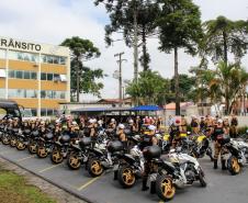 FORMATURA DO CURSO DE MOTOCICLISTAS DO BPTRAN