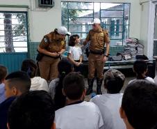 BPTran visita escola em Foz do Iguaçu 