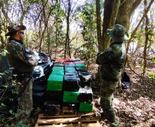 A ação, que faz parte da Operação Protetor das Divisas e Fronteiras, resultou na interceptação de 933,85 quilos de maconha