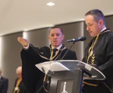 O evento contou com a presença de diversas autoridades civis e militares, além de amigos e familiares dos membros da academia