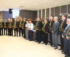 O evento contou com a presença de diversas autoridades civis e militares, além de amigos e familiares dos membros da academia