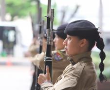 O Coronel André Cristiano Dorecki, que estava à frente do 3º CRPM, transmitiu oficialmente o comando ao Tenente-Coronel Carlos Alberto Rocha