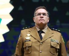 O Coronel André Cristiano Dorecki, que estava à frente do 3º CRPM, transmitiu oficialmente o comando ao Tenente-Coronel Carlos Alberto Rocha