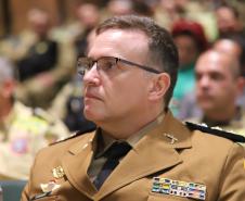 O Coronel André Cristiano Dorecki, que estava à frente do 3º CRPM, transmitiu oficialmente o comando ao Tenente-Coronel Carlos Alberto Rocha