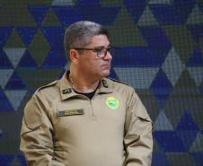 O Coronel André Cristiano Dorecki, que estava à frente do 3º CRPM, transmitiu oficialmente o comando ao Tenente-Coronel Carlos Alberto Rocha