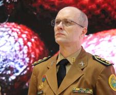 O Coronel André Cristiano Dorecki, que estava à frente do 3º CRPM, transmitiu oficialmente o comando ao Tenente-Coronel Carlos Alberto Rocha