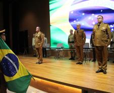 O Coronel André Cristiano Dorecki, que estava à frente do 3º CRPM, transmitiu oficialmente o comando ao Tenente-Coronel Carlos Alberto Rocha
