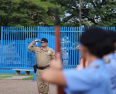 Comandante-geral da PMPR visita 4º Colégio da PM em Maringá