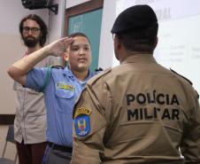 Comandante-geral da PMPR visita 4º Colégio da PM em Maringá