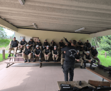 POLICIAIS MILITARES DO BATALHÃO DE POLÍCIA DE TRÂNSITO PARTICIPAM DE INSTRUÇÃO DE ARMAS PORTÁTEIS