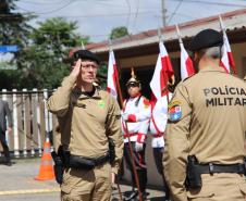 solenidade que marcou a conclusão do Curso de Policiamento Montado (CPMon)