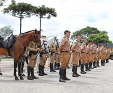 solenidade que marcou a conclusão do Curso de Policiamento Montado (CPMon)