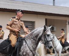 solenidade que marcou a conclusão do Curso de Policiamento Montado (CPMon)