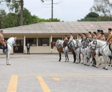 solenidade que marcou a conclusão do Curso de Policiamento Montado (CPMon)