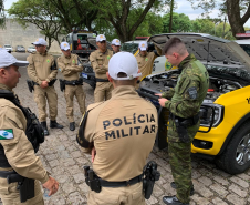 POLICIAIS DO BPTRAN REALIZARAM CURSO DE DIREÇÃO DEFENSIVA OFF-ROAD E OPERAÇÃO DAS NOVAS VIATURAS RANGER 4X4