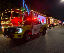 Batalhão de Polícia de Trânsito Realiza Escolta da Caravana de Natal Coca-Cola
