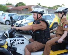 Fã mirim da PMPR ganha festa especial