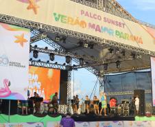 Banda da Polícia Militar do Paraná (PMPR) se apresentou no Palco Sunset