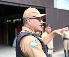 O coronel Jefferson Silva, acompanhado pelo Chefe do Estado-Maior, coronel Paulo Roberto Lima, realizaram encontros para acompanhar de perto as atividades 