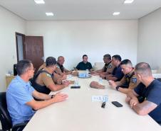 PMPR e Prefeitura de Guaratuba realizam reunião de alinhamento operacional 