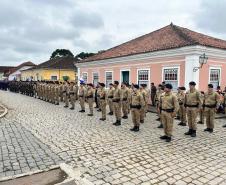 PMPR participa de solenidade alusiva aos 131 anos do Cerco da Lapa