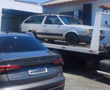 PMPR recupera veículo com alerta durante a Operação Verão