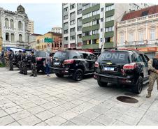 Em Curitiba, PMPR participa do lançamento da Operação Integrada Centro Seguro
