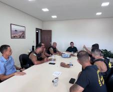 PMPR e Prefeitura de Guaratuba realizam reunião de alinhamento operacional 
