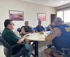 PMPR e Prefeitura de Guaratuba realizam reunião de alinhamento operacional 