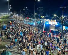 O evento reuniu aproximadamente 230 mil pessoas, consolidou-se como uma das maiores atrações do carnaval no litoral paranaense