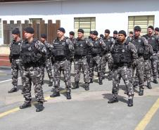 Polícia Militar do Paraná realiza solenidade que marca passagem de comando no Batalhão de Polícia de Choque