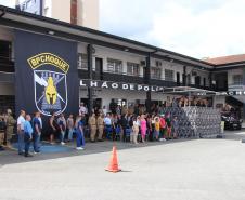 Polícia Militar do Paraná realiza solenidade que marca passagem de comando no Batalhão de Polícia de Choque