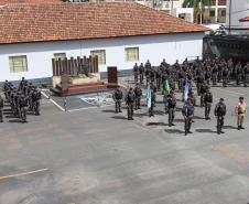 Polícia Militar do Paraná realiza solenidade que marca passagem de comando no Batalhão de Polícia de Choque