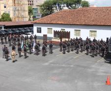Polícia Militar do Paraná realiza solenidade que marca passagem de comando no Batalhão de Polícia de Choque