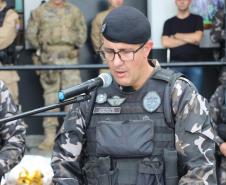 Polícia Militar do Paraná realiza solenidade que marca passagem de comando no Batalhão de Polícia de Choque
