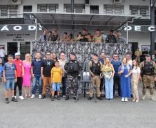 Polícia Militar do Paraná realiza solenidade que marca passagem de comando no Batalhão de Polícia de Choque