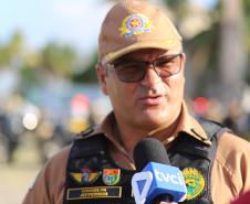 A atuação da PMPR contou com diversas modalidades de policiamento