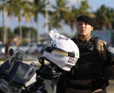 A atuação da PMPR contou com diversas modalidades de policiamento