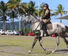 A atuação da PMPR contou com diversas modalidades de policiamento