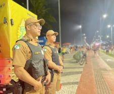 O evento que reuniu mais de 150 mil pessoas contou  com um forte esquema de policiamento preventivo e ostensivo