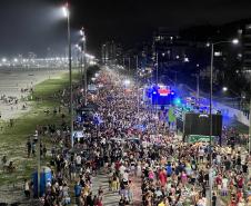O evento que reuniu mais de 150 mil pessoas contou  com um forte esquema de policiamento preventivo e ostensivo