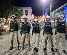 Para garantir um evento seguro e organizado que reuniu mais de 1500 pessoas, a Polícia Militar do Paraná (PMPR) executou um planejamento estratégico