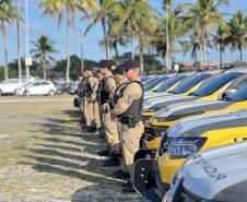 A atuação da PMPR contou com diversas modalidades de policiamento