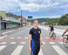 Para assegurar que a prova ocorresse com tranquilidade, a PMPR mobilizou efetivo de diferentes unidades
